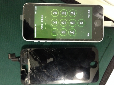iphone5c_液晶割れ修理