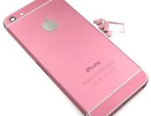 iPhone 5S カスタム　-　6スタイルピンク色フレーム