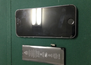 iphone5s修理、バッテリー交換