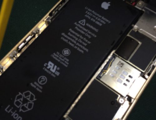 水没したiPhone6の復旧修理