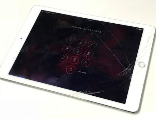 iPad Air1 ガラス交換修理　-　落下による破損
