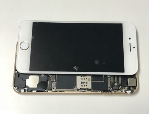 iPhone6 基板修理　-　電源は入るけど画面がつかない