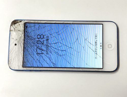 iPod touch 5th ガラス破損 – 落として割ってしまった