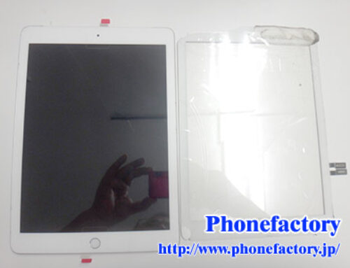 iPad 6th – ガラスが割れて中が見えてしまっている