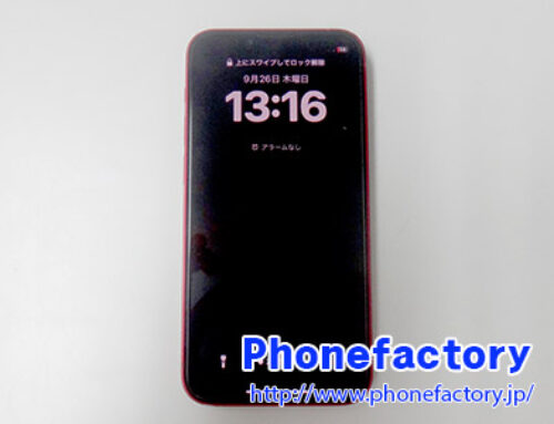 iPhone13 Mini – 遊びに行って水に落としてから画面がつかなくなった