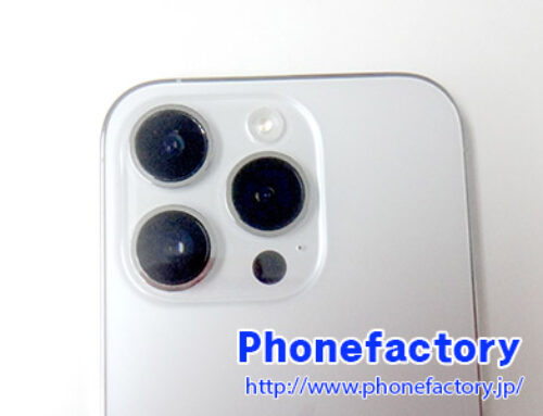 iPhone14 pro – 落としてカメラのレンズだけが割れてしまった