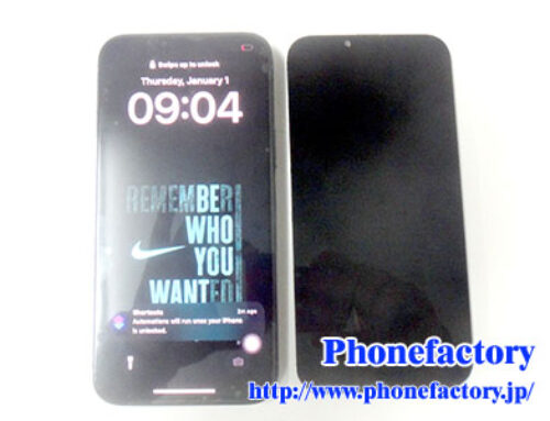 iPhone13 Pro Max – ガラスと液晶がひび割れてしまった