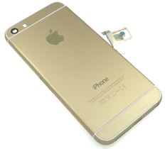 iPhone 5S カスタム　-　6スタイルシャンパンゴールドフレーム