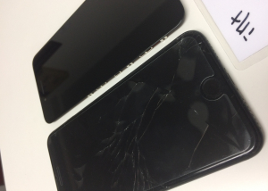 ガラスが割れてしまったiPhone7Plus修理