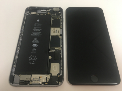 iPhone6sの基板修理ー水没後電源が入らない