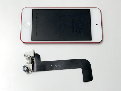 iPod touch 6th ドックコネクタ交換修理 – 充電が出来なくなった。